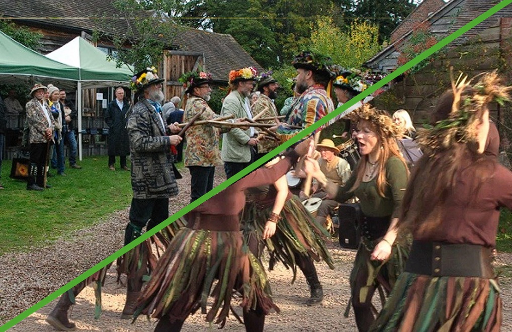 Leominster Morris with Hawthorn and Hare